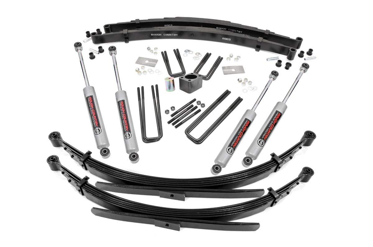 4" Lift Kit Rough Country for 1970-1974 Dodge W100/W200/W300 | Dana 60-331.20