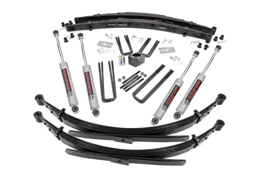 4" Lift Kit Rough Country for 1970-1974 Dodge W100/W200/W300 | Dana 60-331.20