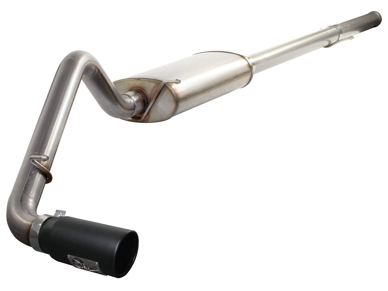 Mach Force XP aFe 49-44016-B Black Tip Cat-Back Exhaust System for GM Trucks 1500 V8