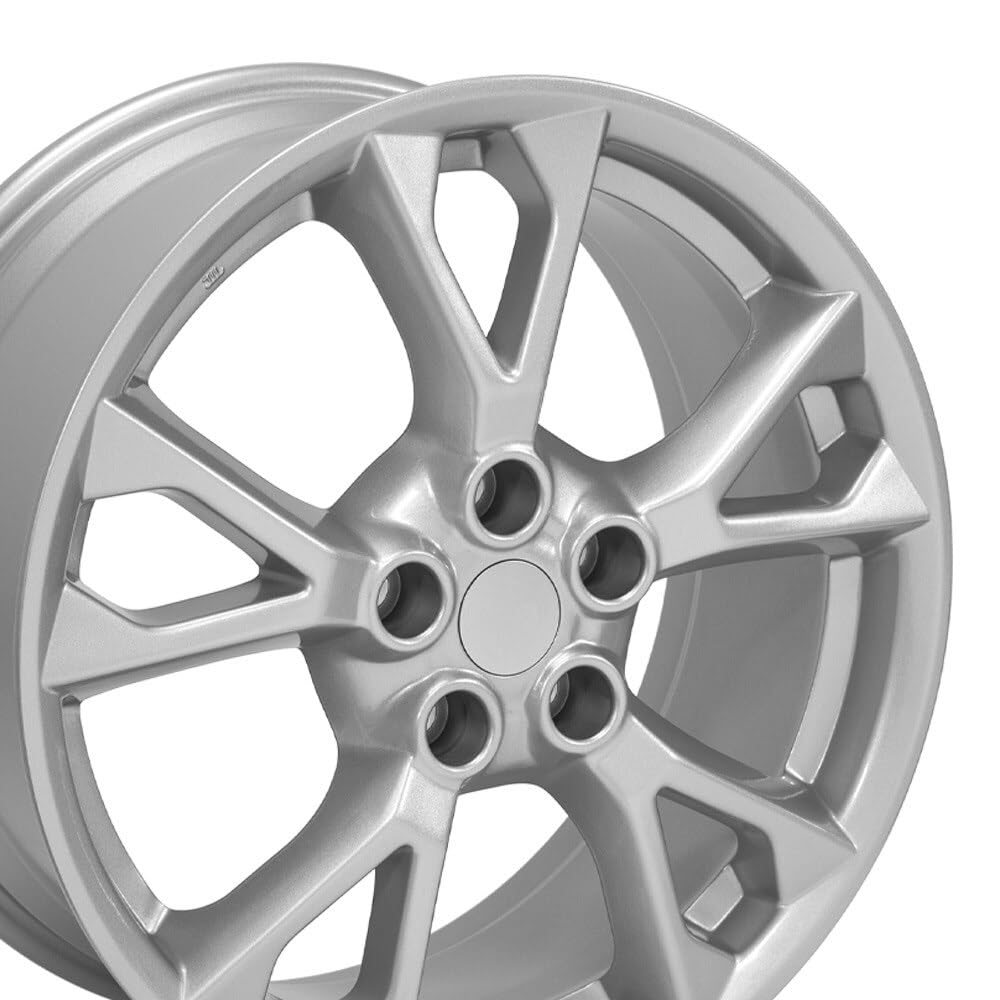 NS21-18080-5450-50S OE Wheels LLC Silver Wheel Painted (18 x 8. inches /5 x 114 mm, 50 mm Offset)