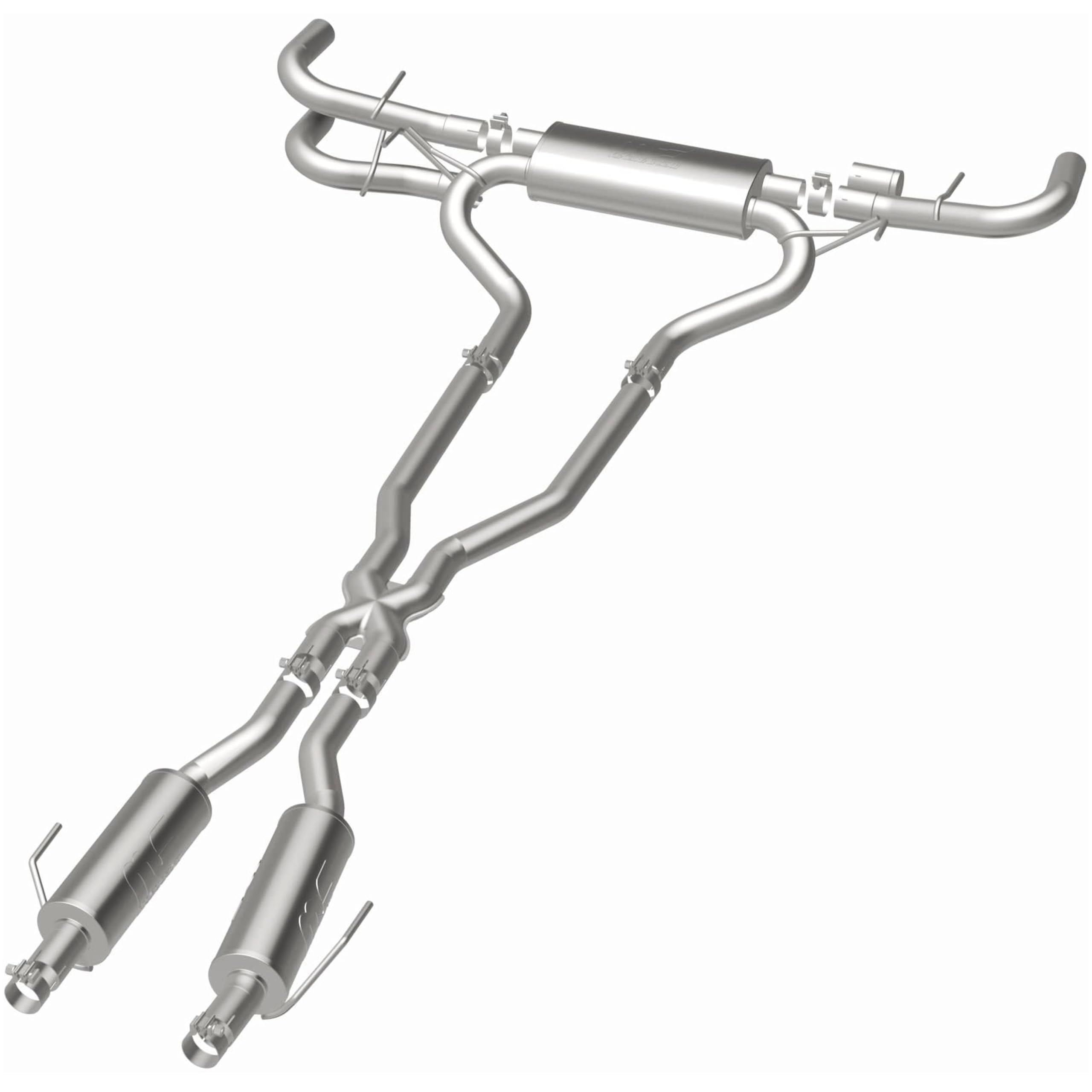 Performance MagnaFlow Exhaust System 19606: Cat-Back, NEO Series, Compatible with 2022-2024 Jeep Grand Cherokee, Dual Split Rear Exit Style
