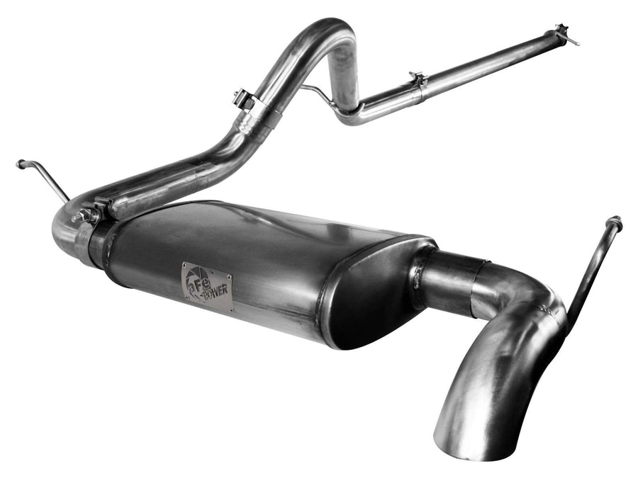 aFe Mach Force XP 49-46207 2.5" Cat-Back Exhaust System for Jeep Wrangler 4-Door V6 3.8L