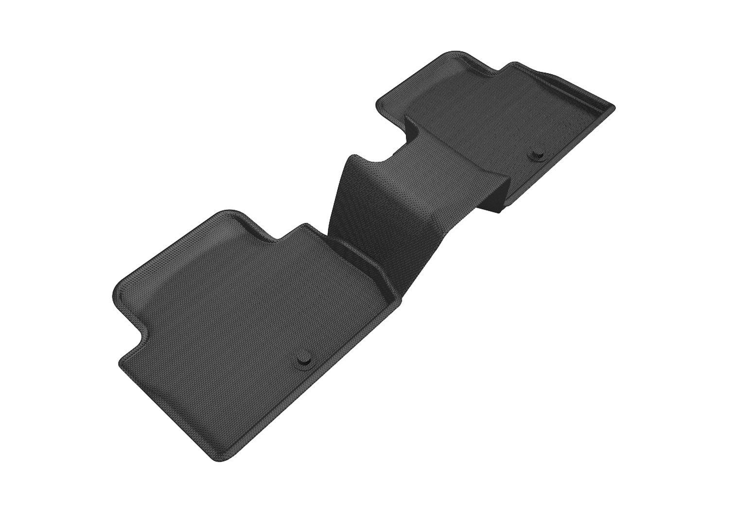 KAGU 3D MAXpider Custom Fit Floor Mat (BLACK) Compatible with KIA STINGER 2018-2023 - Second Row