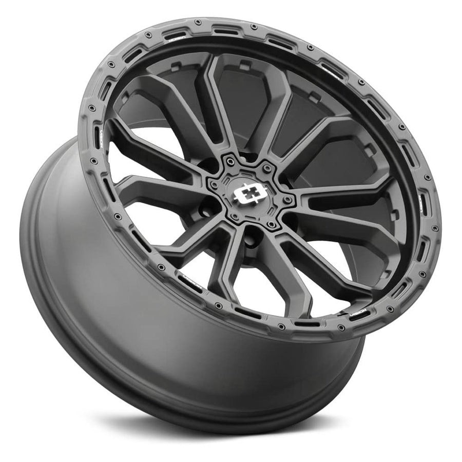 405 Vision Korupt 18x9 5x5" +12mm Satin Black Wheel Rim 18" Inch