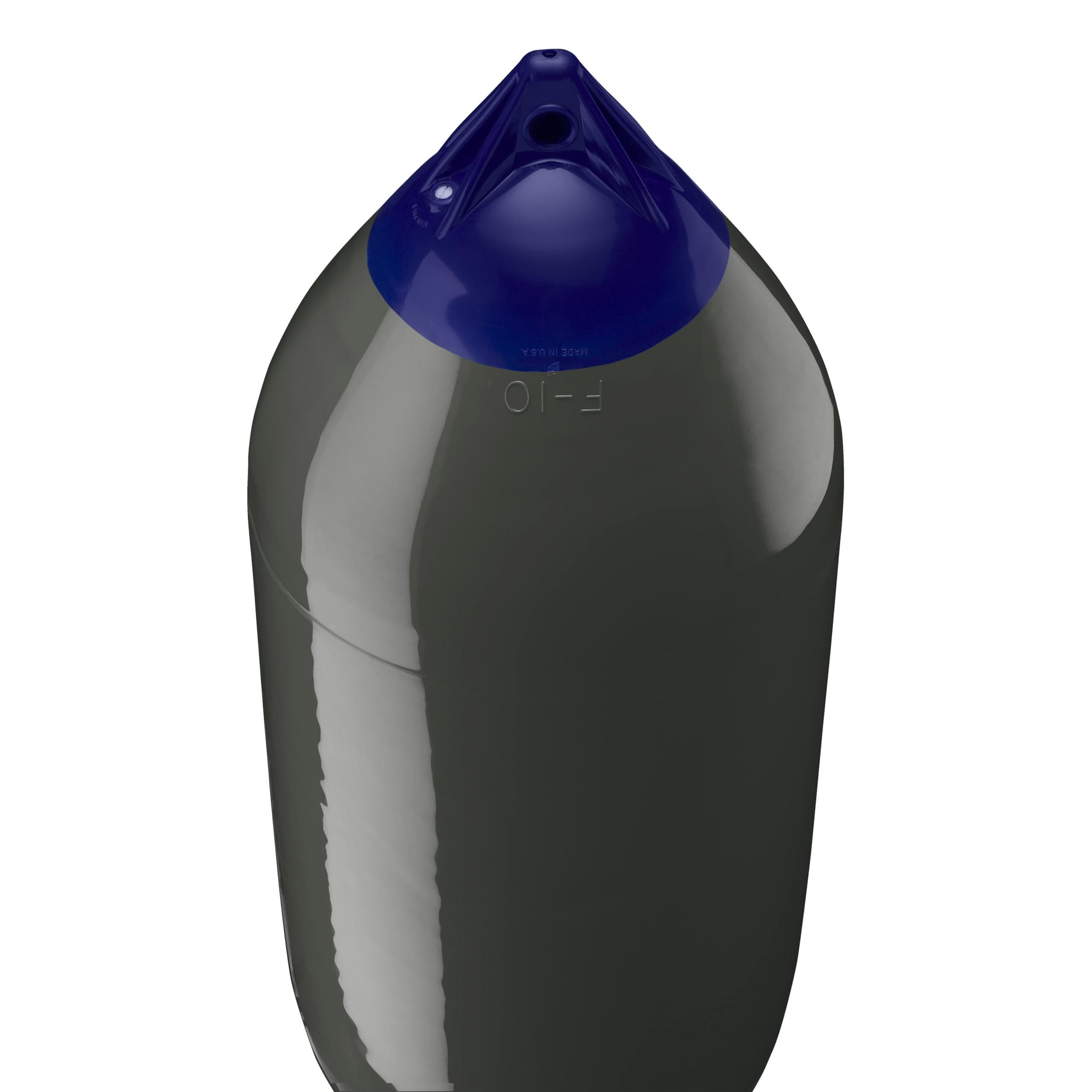 F-10 Standard Polyform Boat Fender - Graphite Blue Ropehold