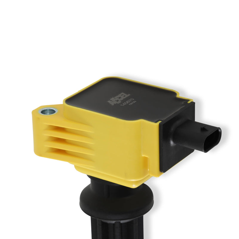 140670-4 ACCEL SuperCoil Ignition Coil - Yellow - 4-Pack
