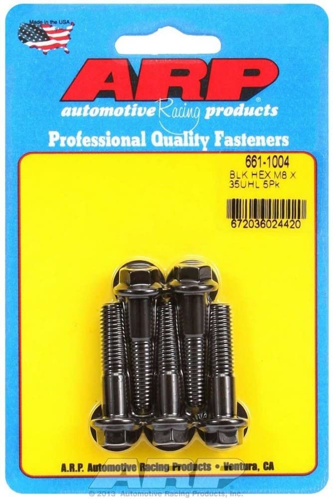 Hex Bolt ARP 661-1004, M8 x 1.25", Pack of 5