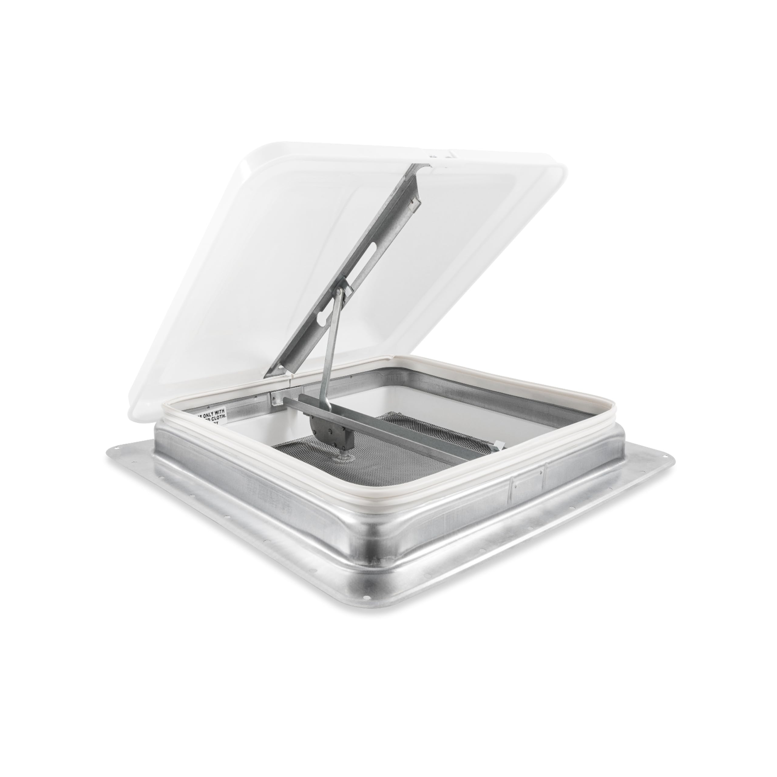 Camco Roof Vent Kit RV - Waterproof Design & Translucent Lid Features - Includes Built-In Screen - Compatible w/RV Roofs from 1.25” to 2.25” Thick - Replace Ventline, Jensen & Elixir Vents (40480)