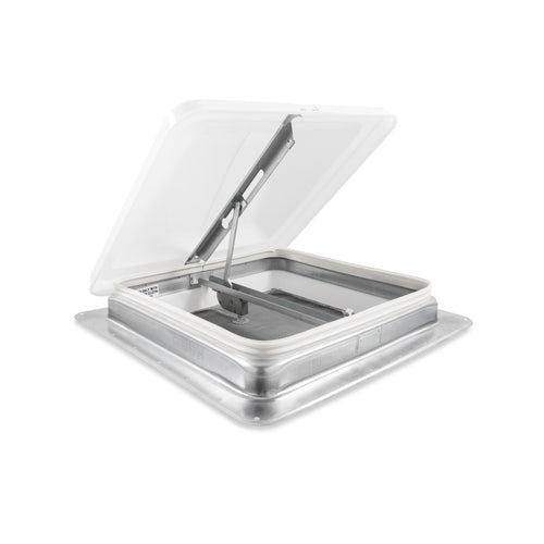 Camco Roof Vent Kit RV - Waterproof Design & Translucent Lid Features - Includes Built-In Screen - Compatible w/RV Roofs from 1.25” to 2.25” Thick - Replace Ventline, Jensen & Elixir Vents (40480)