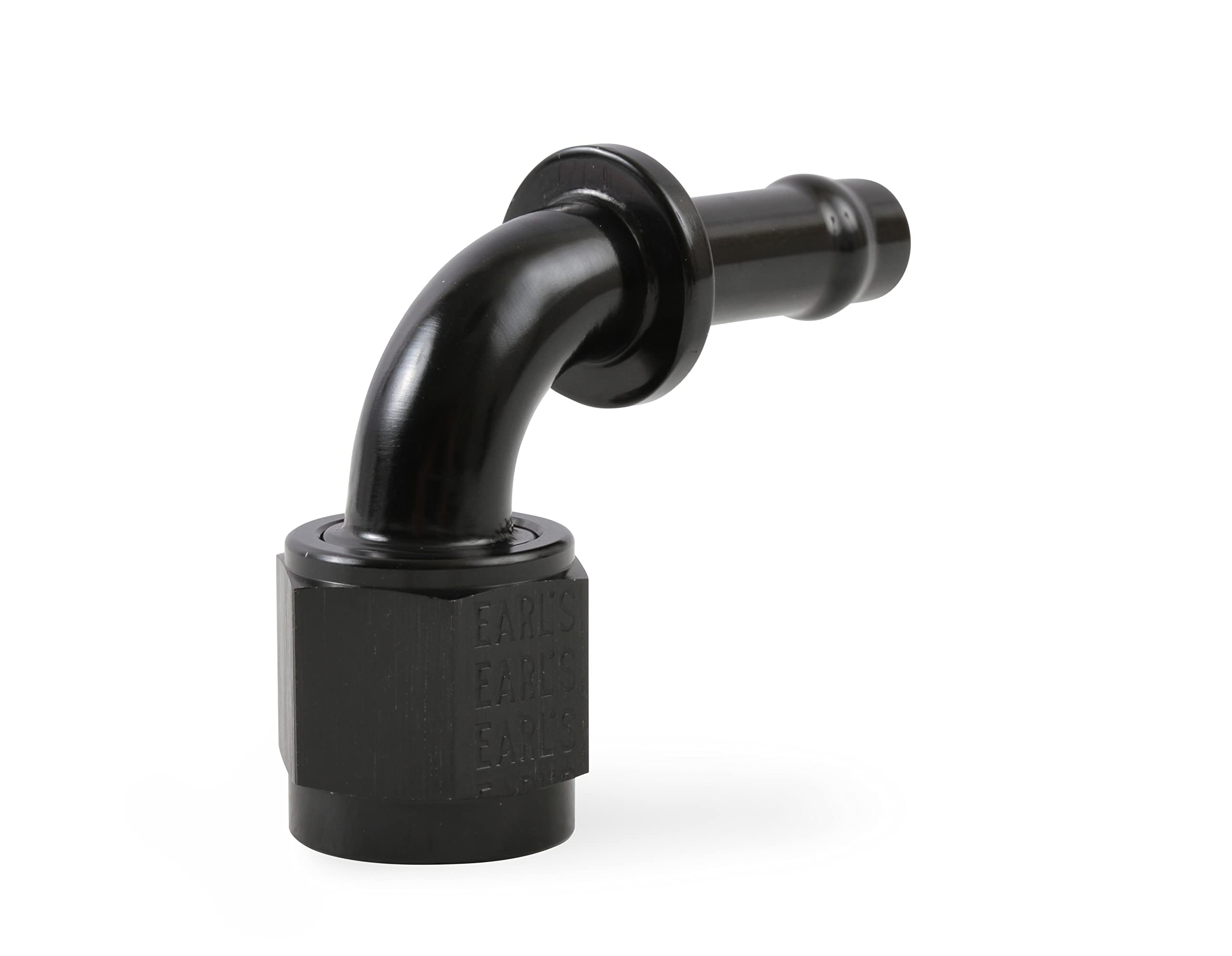 90 Deg. Earl's -6 To 5/16 Vapor Guard Hose End