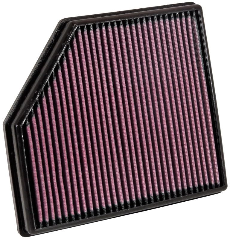 K&N Engine Air Filter: Replacement Car Air Filter, Washable, Clean Every 75,000 Miles: Compatible with 2006-2016 Volvo (S60, V60, XC60, S60 II, S80, S80L, V70 II, III, XC 70, 70 II), 33-2418