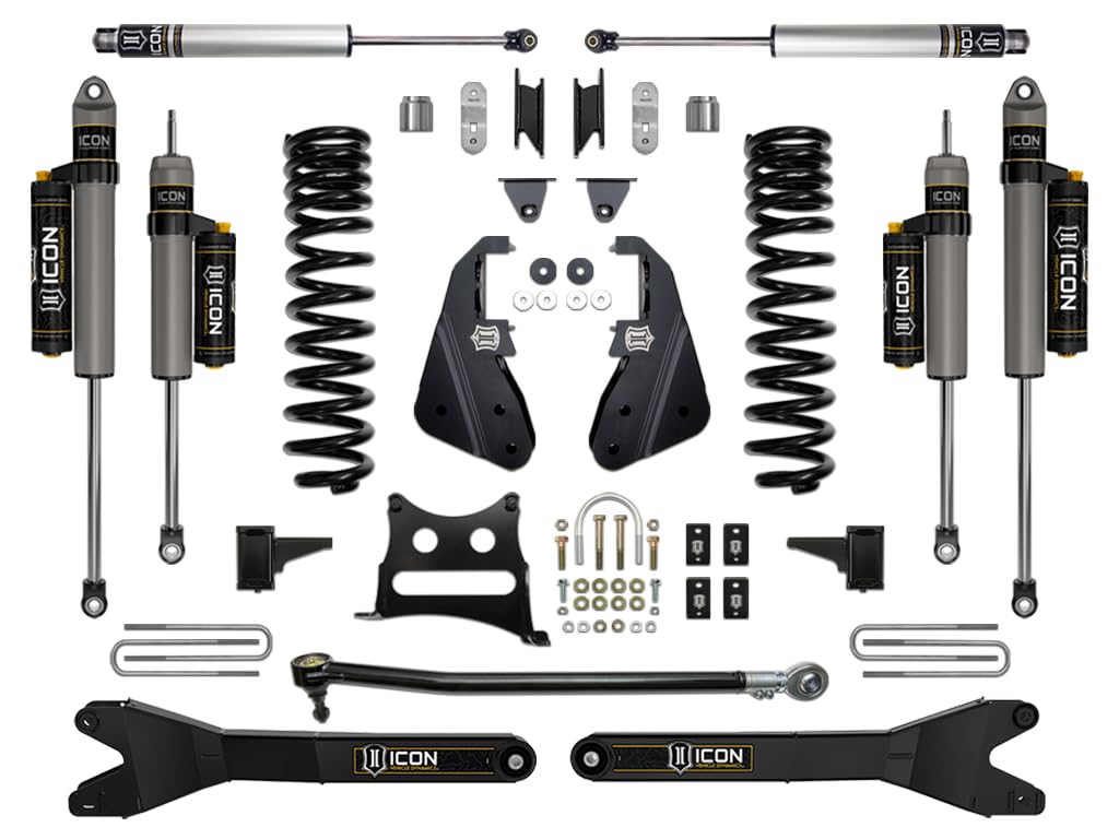 4.5" Lift, ICON Stage 5 Suspension System, w/Radius Arm, Compatible with 20-22 F250/F350, K64525R