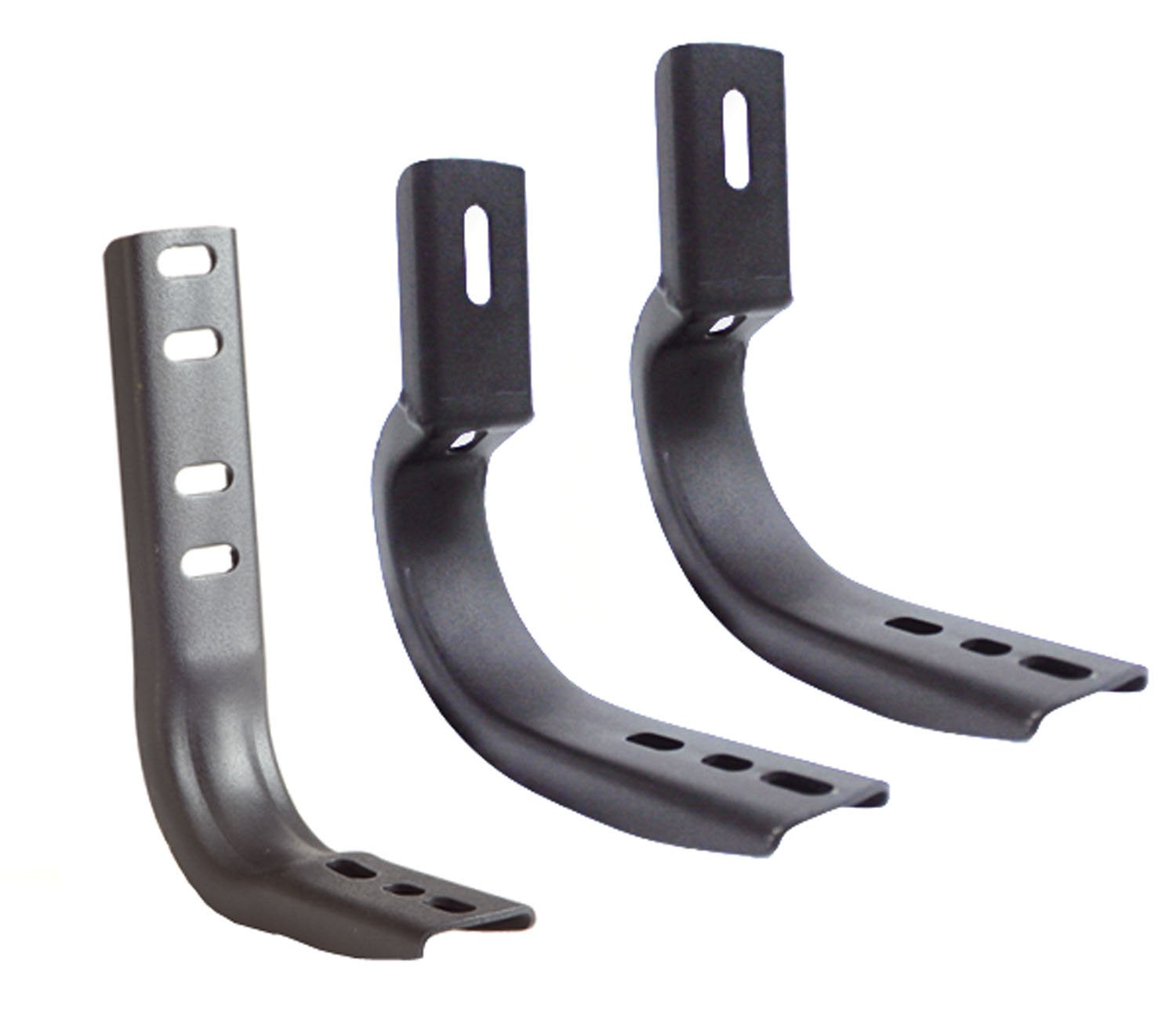 OE Xtreme Go Rhino Brackets | Mild Steel, Textured Black | 6843515 | Fits 2004 - 2015 Nissan Titan Crew/Extended Cab Pickup