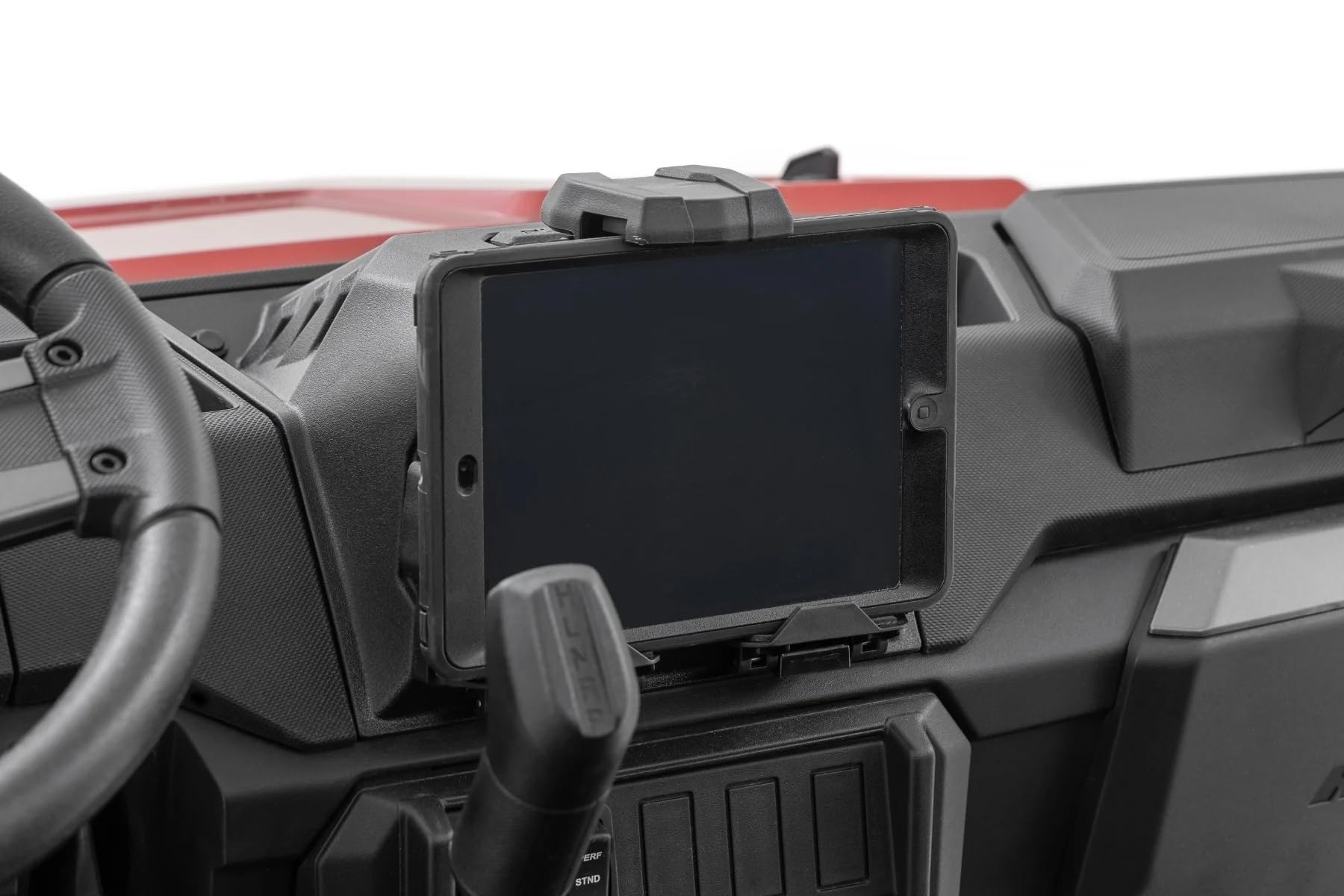 Center Console Storage Box Rough Country with Phone Tablet Holder for Polaris Ranger UTV