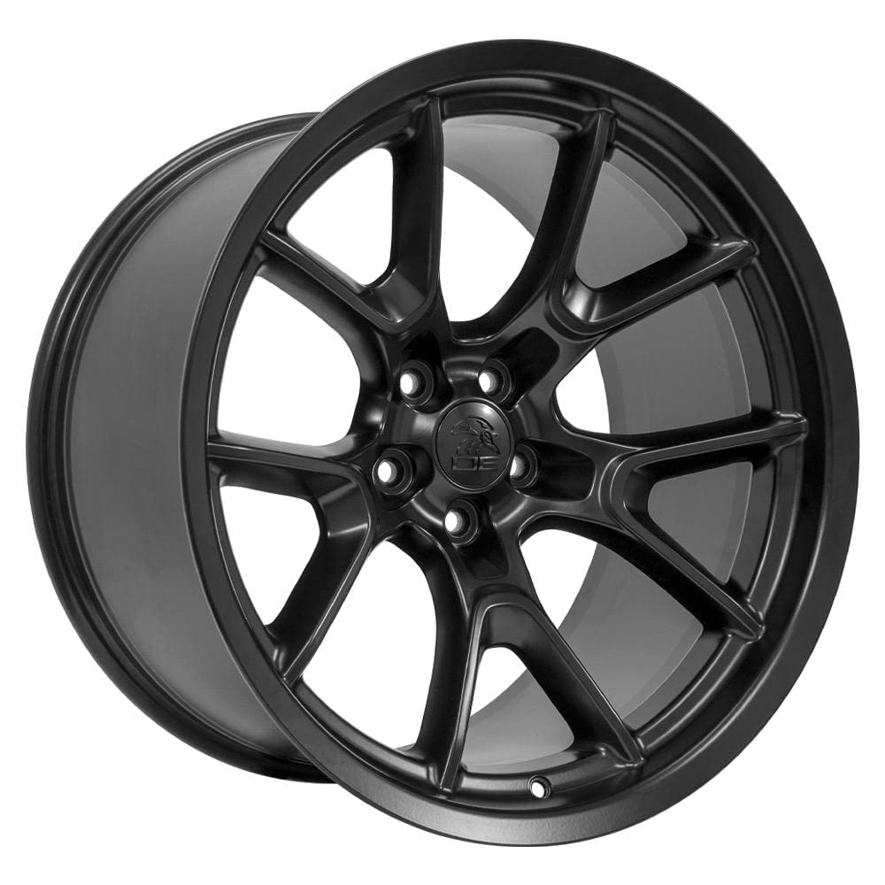20 Inch OE Wheels DG21 Rim Fits Challenger 50th Anniversary Style 5x115 20x11 Satin Black - Hollander 10369 (1)