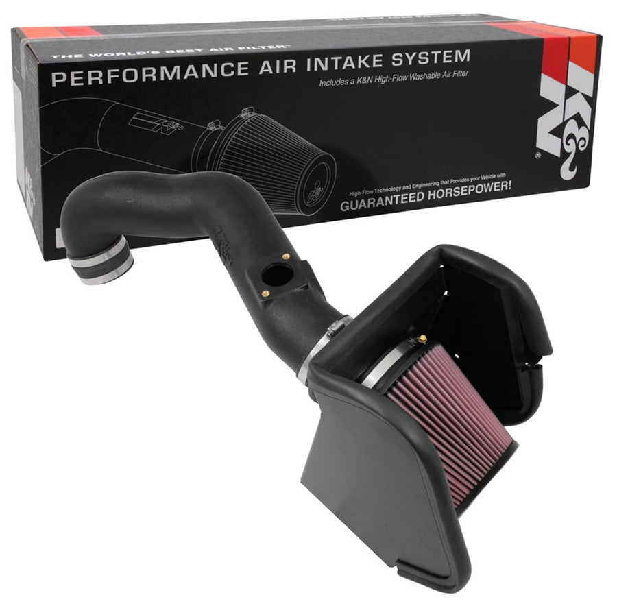 K&N Cold Air Intake System: High-Flow Air Filter, Towing & Increase Performance: Compatible with 2016-2018 Nissan: Titan XD, 63-6017
