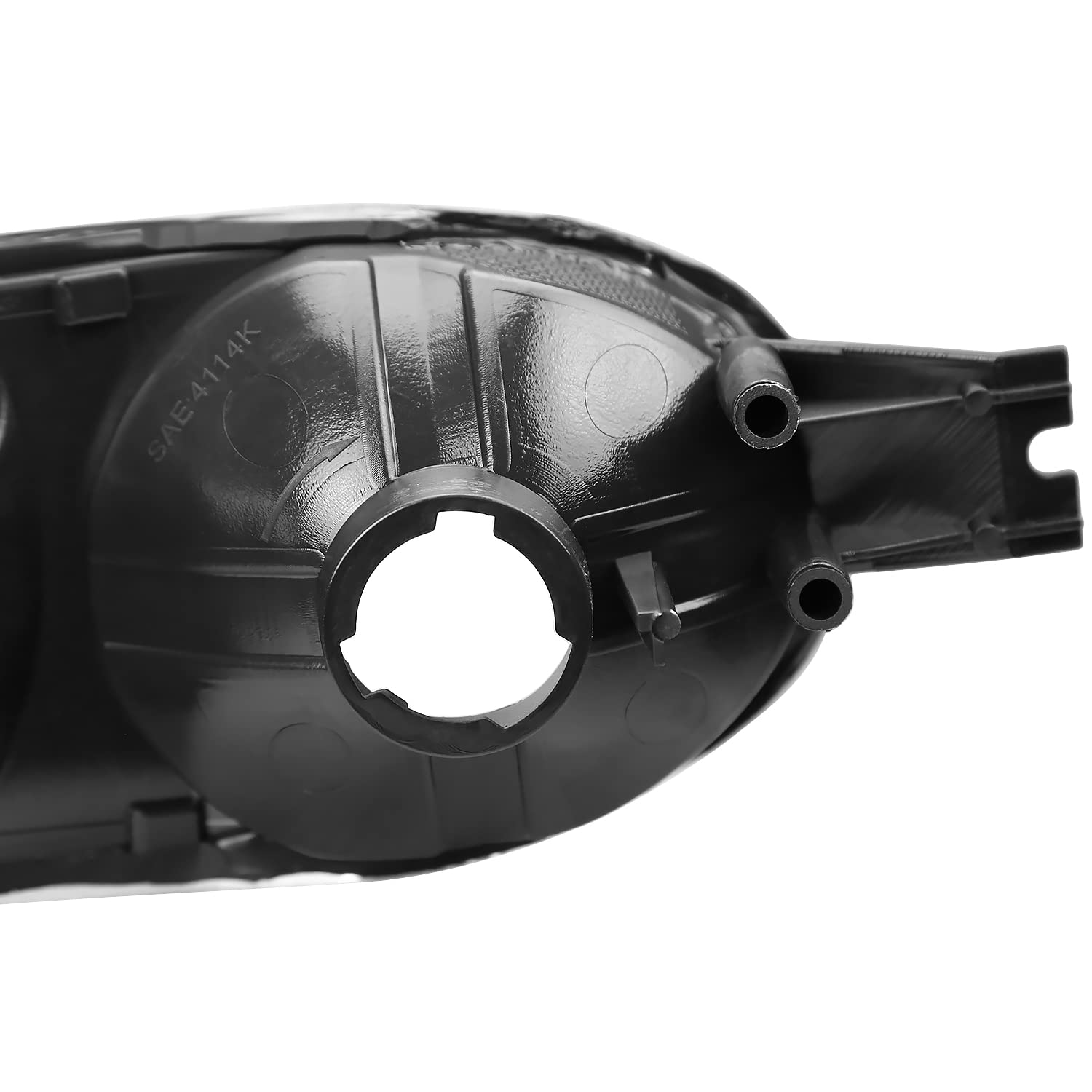 Bumper Lights SPEC-D TUNING Black Compatible with 2000-2006 GMC Sierra Yukon XL 1500, Left + Right Pair Lamp Assemblies