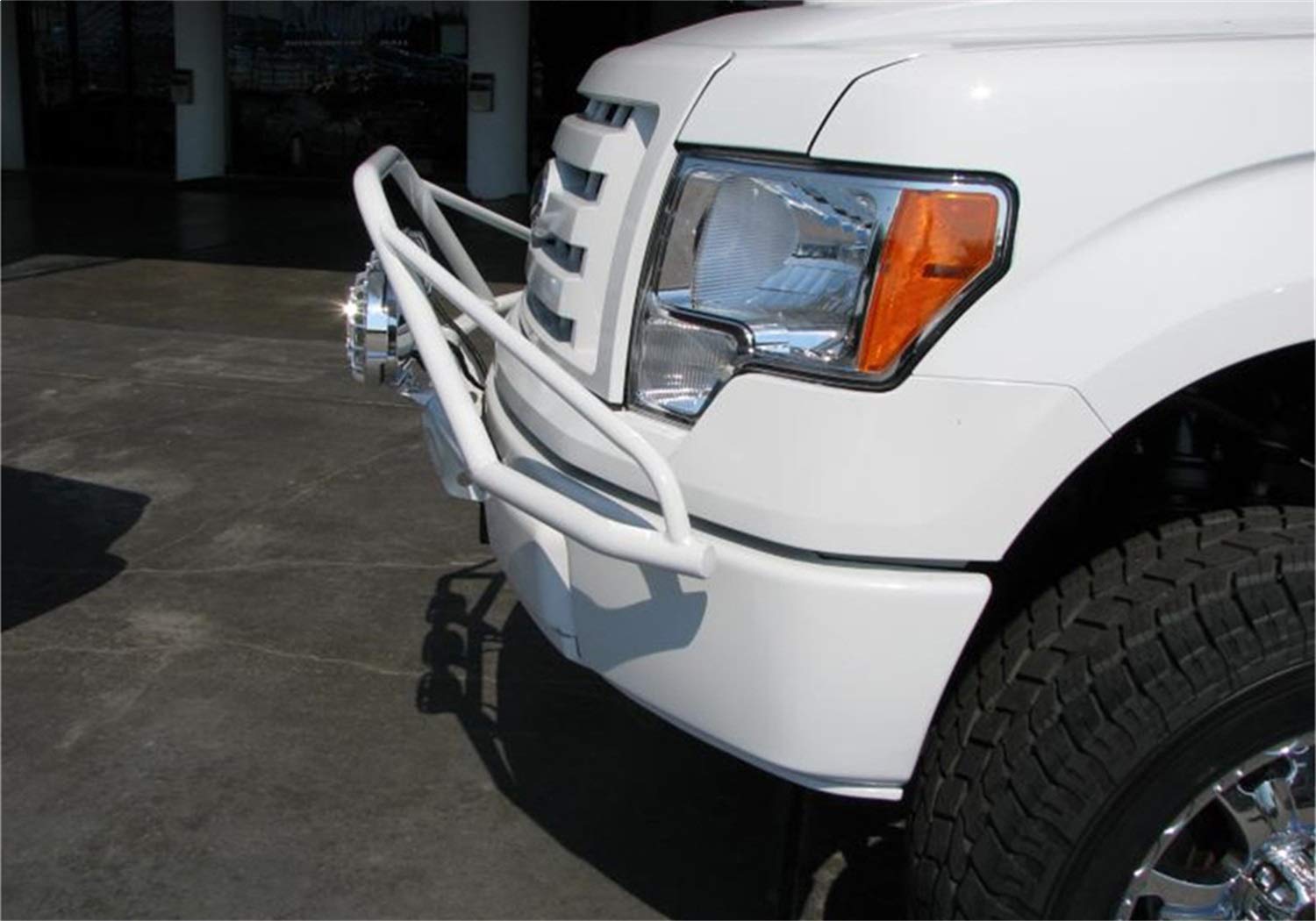 N-Fab Light Mount PreRunner With Tabs | Textured Black | F093LH-TX | Fits 2009-2014 Ford F-150 / Raptor