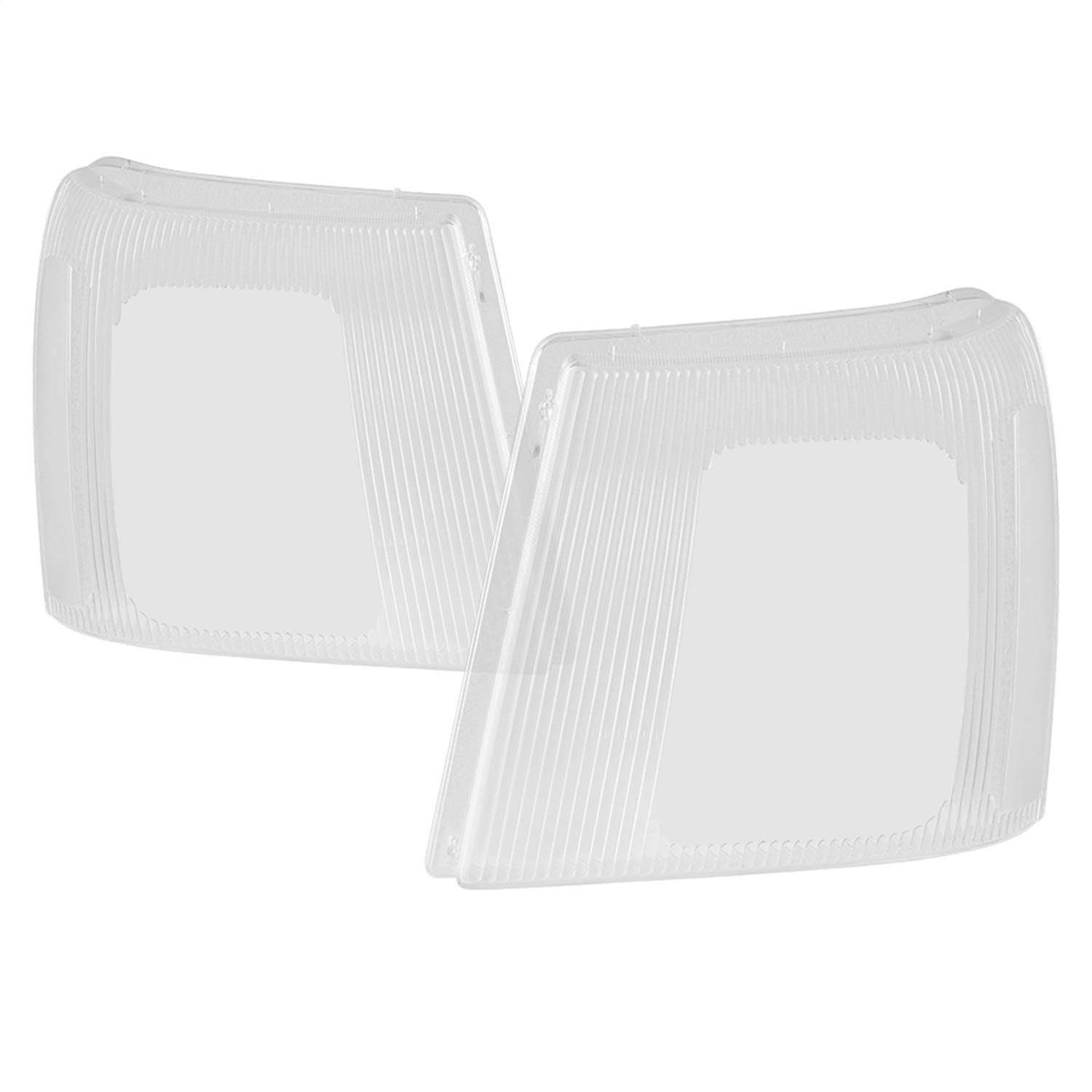 Headlight Lens (Pair) (HD-JH-CAES03-HID-LENS) xTune 03-06 Cadillac Escalade (HID Model Only)