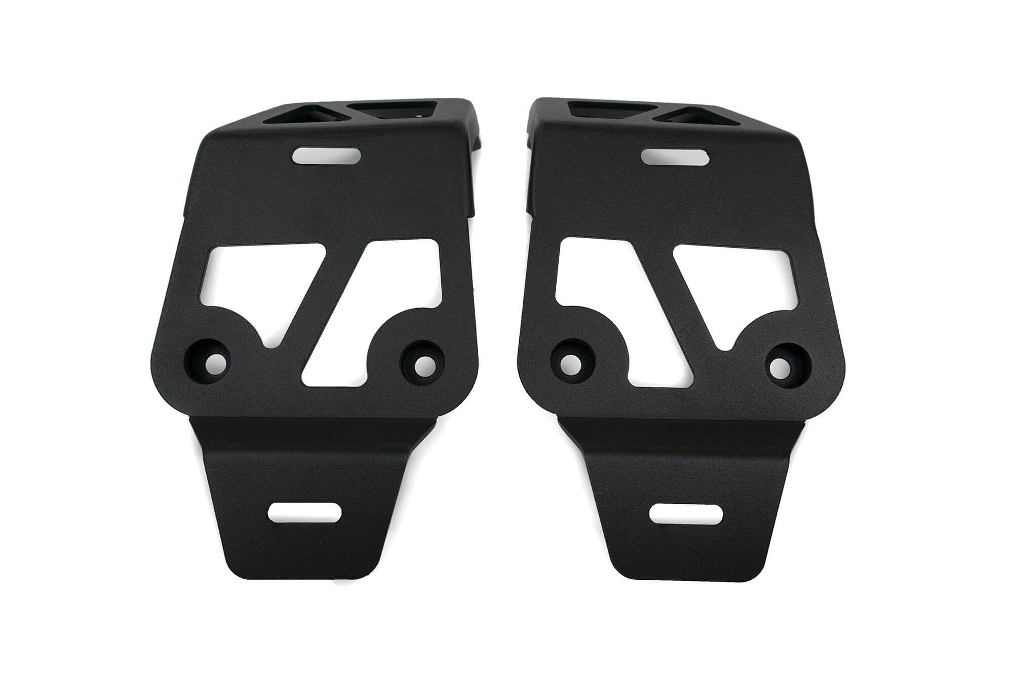 Dual LED Pod Light Mounts for Wrangler JL Rubicon 392 2020-2025 & Gladiator JT Mojave Edition | A-Pillar Mounted | Mounts 2 Light Pods Per Side | Driver & Passenger Side Pair | DV8 Offroad