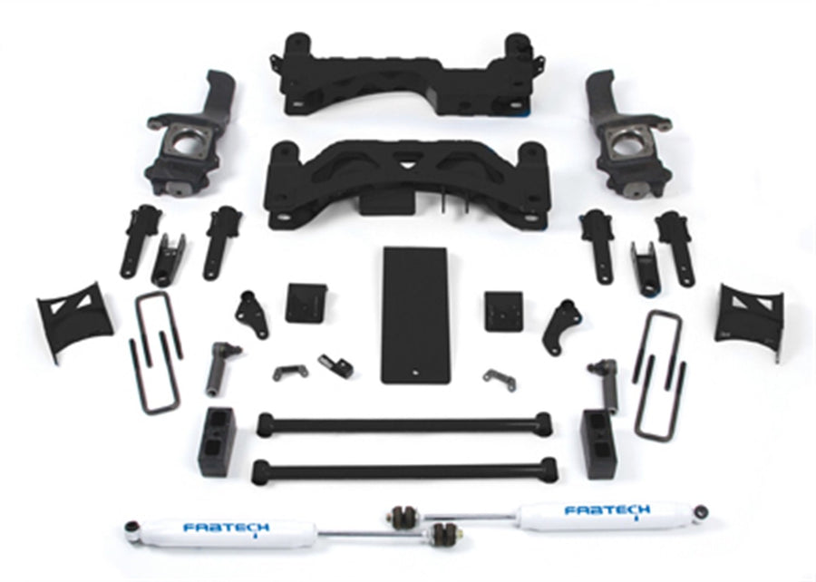 Fabtech K7009 Lift Basic System w/Shocks w/Performance Shocks 6 in. Lift System w/Shocks