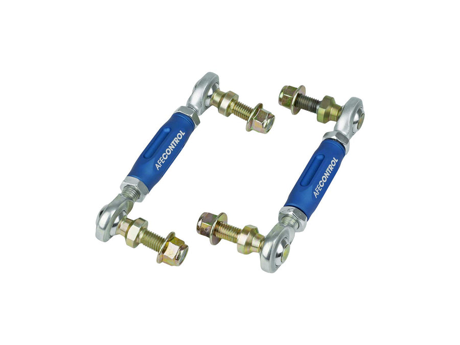 aFe CONTROL 442-721001RL aFe POWER Rear Adjustable End Link Set, Blue, fits Toyota GR Supra