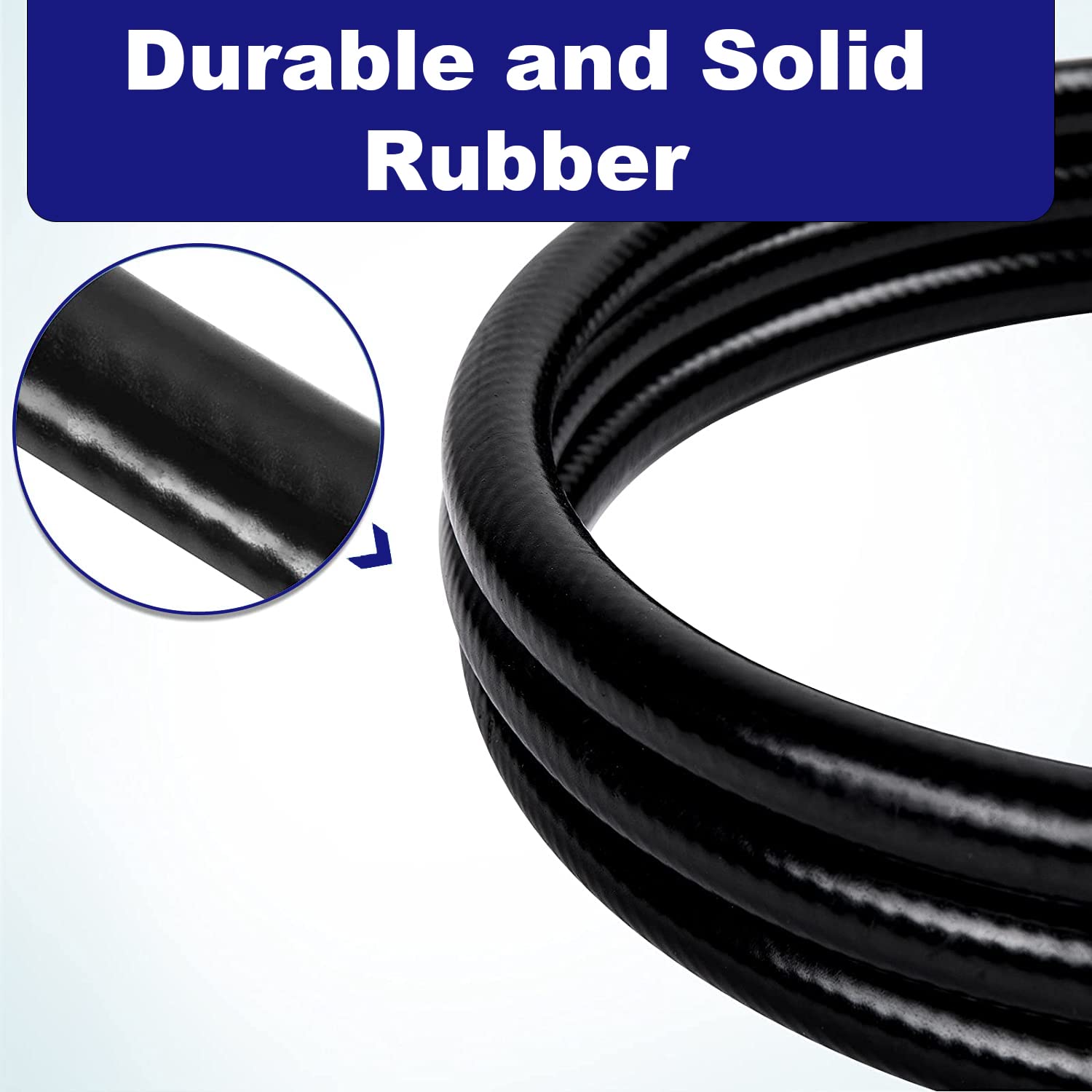 Flame King RV Slide Out Thermo Rubber Hose Assembly, 106 Inch, 3/8 Inch ID, Female to Female - 100159-106