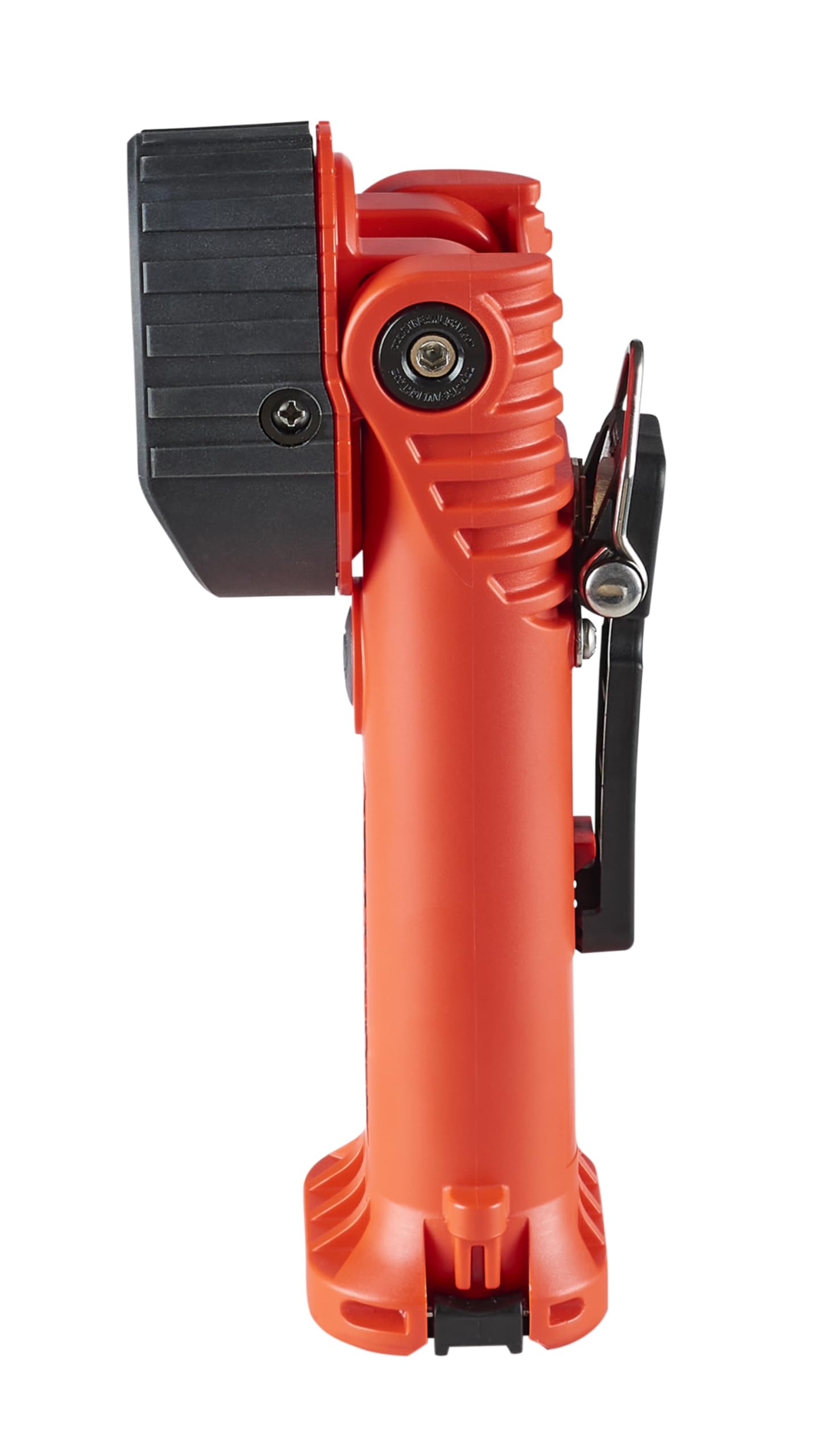 Streamlight Survivor 91804 Pivot USB 325-Lumen Right Angle Articulating Dual Beam Rechargeable Flashlight with Clip, Orange