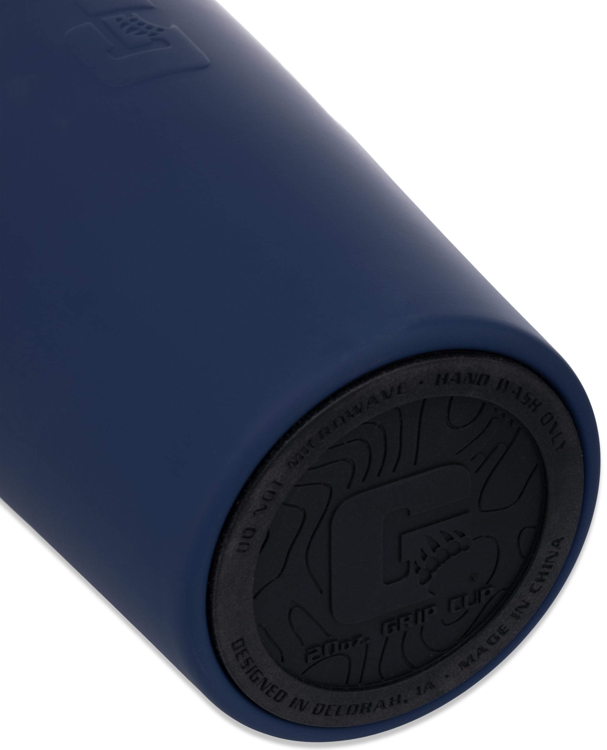 20 oz Grizzly Grip Cup with Mag Lid | Vacuum Insulated | For Coffee Car Travel Beach Camping Hiking Hunting Fishing | Shield Blue