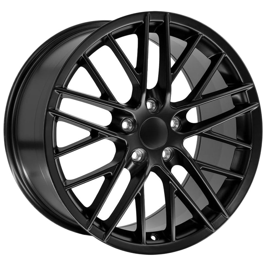 CV08B-18085-5475-56B1 Satin Black Wheel Painted OE Wheels LLC (18 x 8.5 inches /5 x 120 mm, 56 mm Offset)