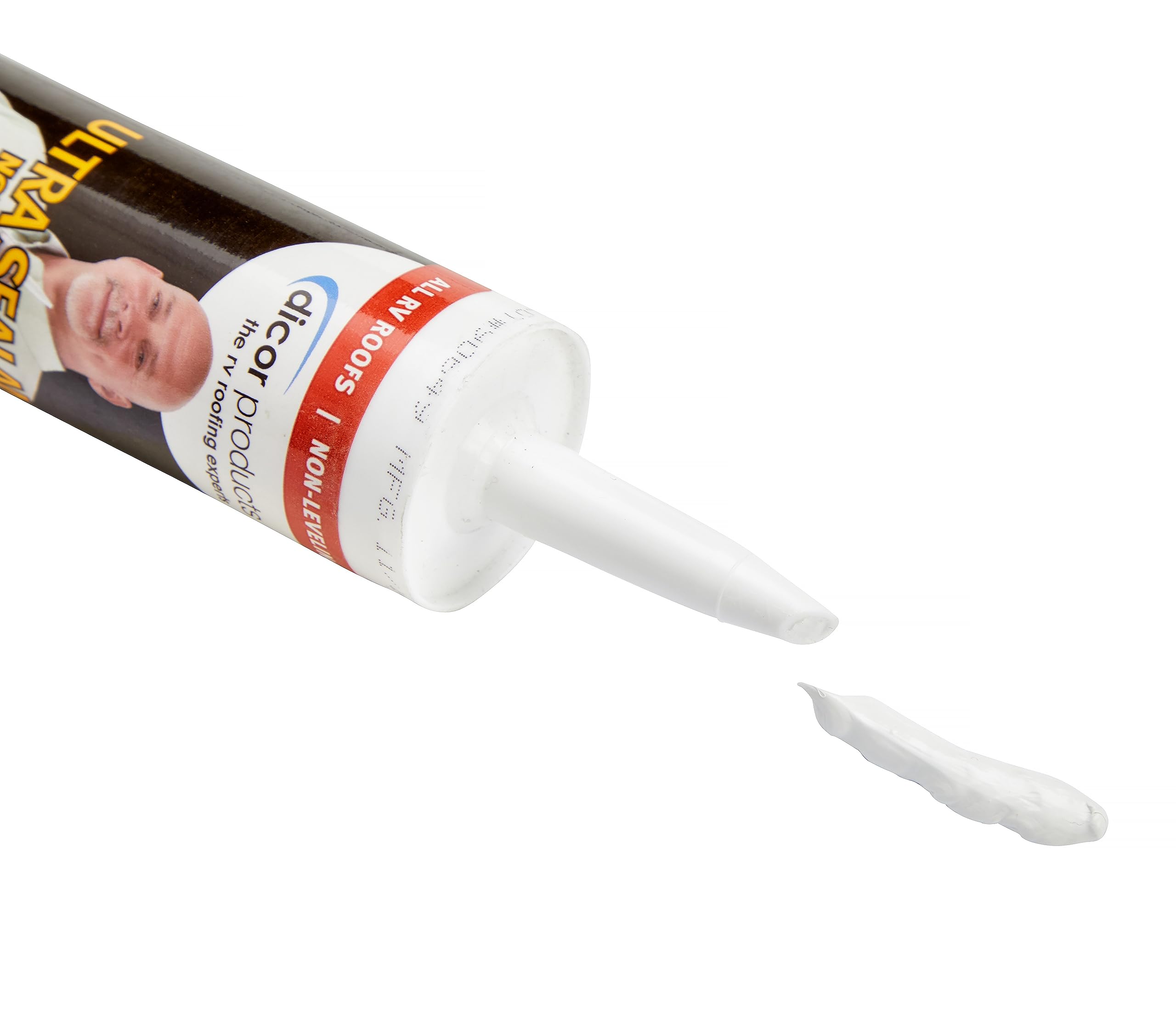 Dicor NON-Leveling 651SANSW-1 Ultra Sealant System - 10.1 Oz, White, High Performance, Non-Yellowing, Fast Curing, Durable, Highly Compatible, UV Stabilized