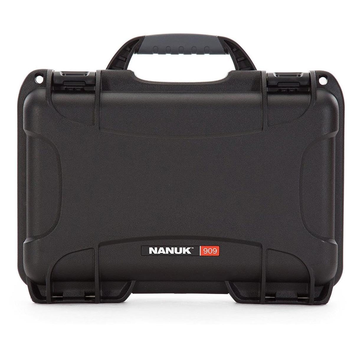 Classic Nanuk 909 Pistol Case, Holds Pistol and Two Single Stack or One Double Stack Magazines, Black