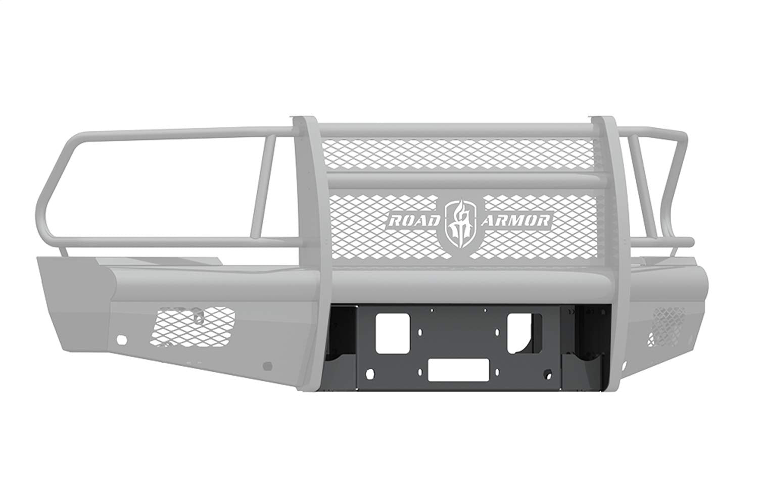 10-18 Dodge 2500 Vaquero Front Winch Plate - Road Armor Tex Blk (410V-WP)