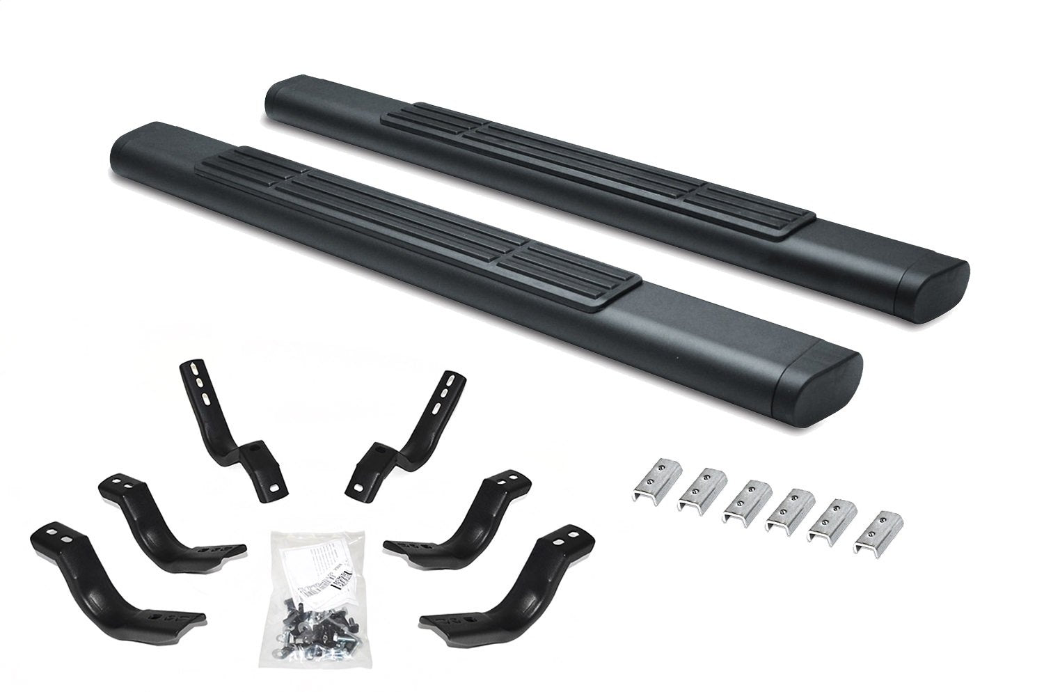 6" Go Rhino OE Xtreme SideSteps | 52", Galvanized Steel, Textured Black | 660052T