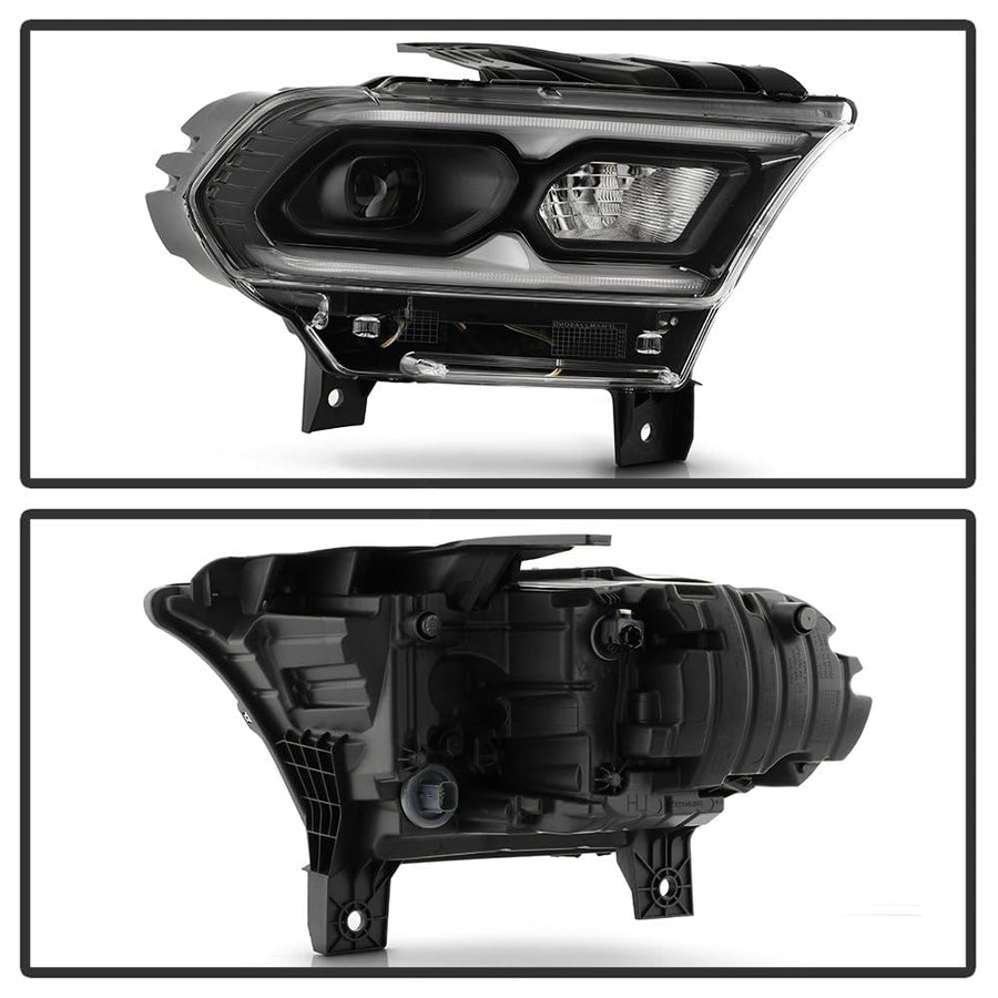 Dodge Durango 21-23 Spyder (POE) Full LED Headlight - OE Black Right (Non Auto Leveling)