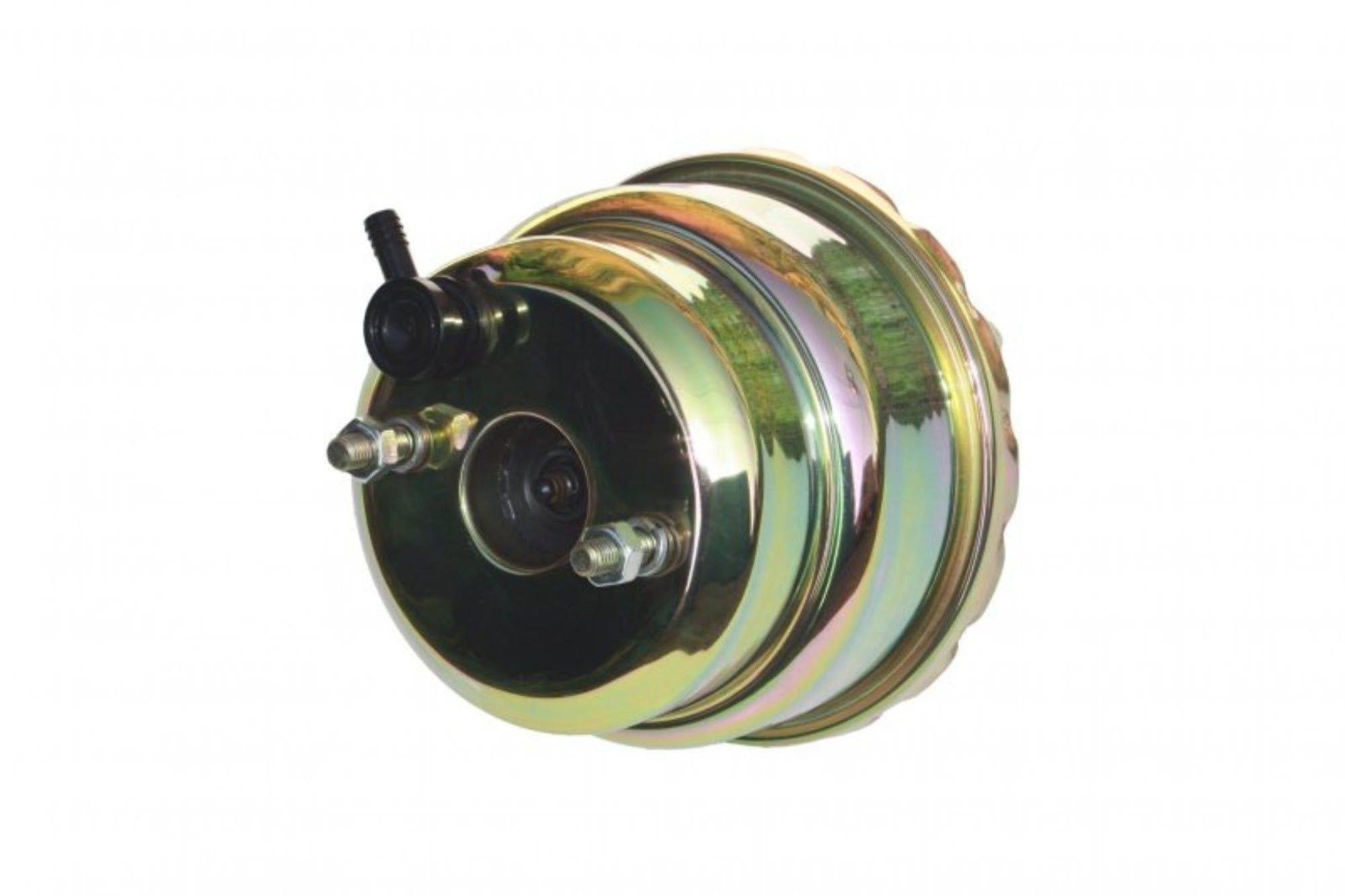 Compact-10 Series LEED BRAKES 7 Inch Dual Power Booster Kit With Adjustable Proportioning Valve Zinc Plated