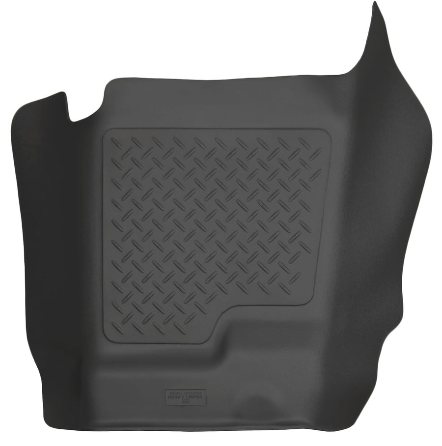 Husky Liners Floor Mats Weatherbeater | Fits Various 2007-2014 Chevrolet Silverado & GMC Sierra Crew & EXT Cab, Avalanche, Suburban, Yukon, Tahoe | Center Hump, 1-pc Black - 82281