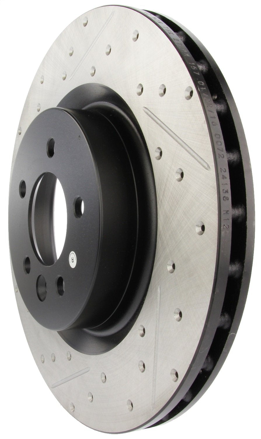 Sport Drilled/Slotted Brake Rotor StopTech 127.22011R (Front Right), 1 Pack