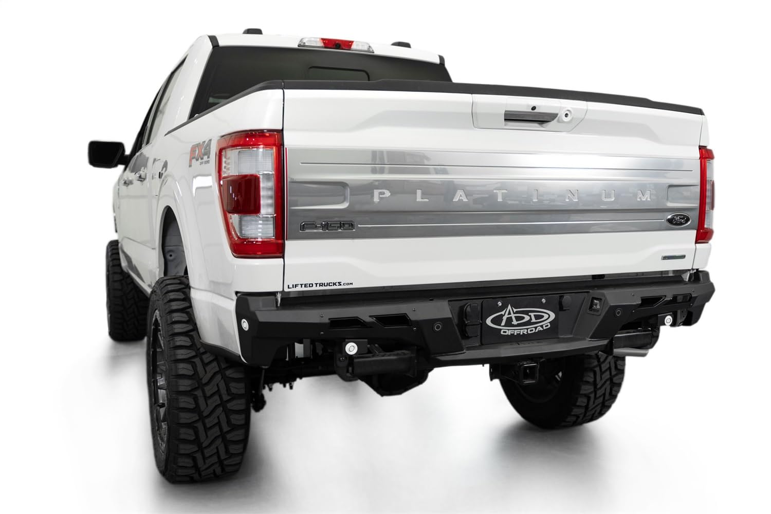 Addictive Desert Designs R19020NA0103 - Addictive Desert Designs Black Label Rear Bumper Fits 21-24 Compatible with/Replacement for F-150