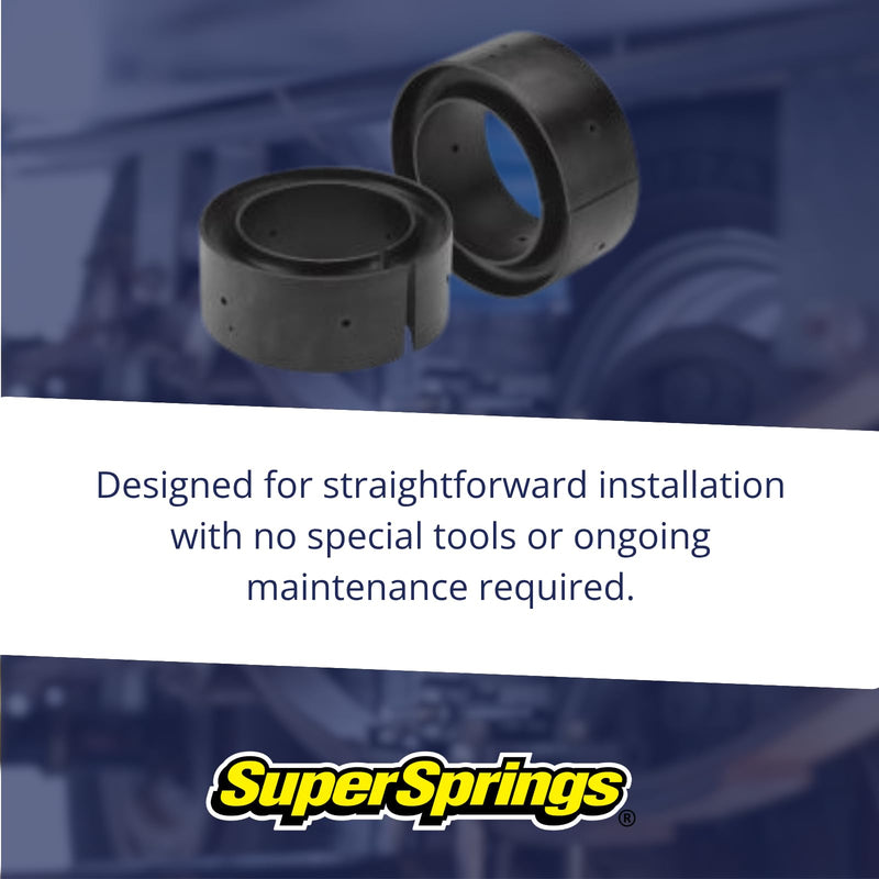 CSS-1125 SuperSprings | SumoSprings Coil for various applications | 1.25 inch inner wall height, black