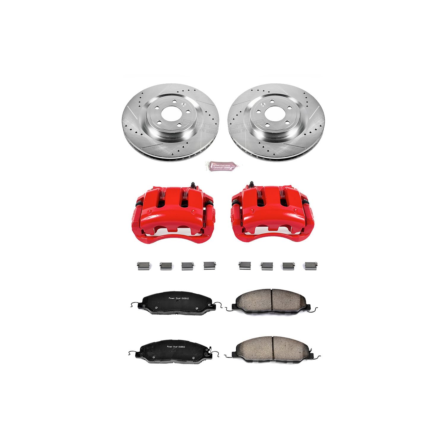 Power Stop Z23 Evolution Sport Brake Kit with Calipers For tC Scion 2011-2016 [Vehicle Specific]