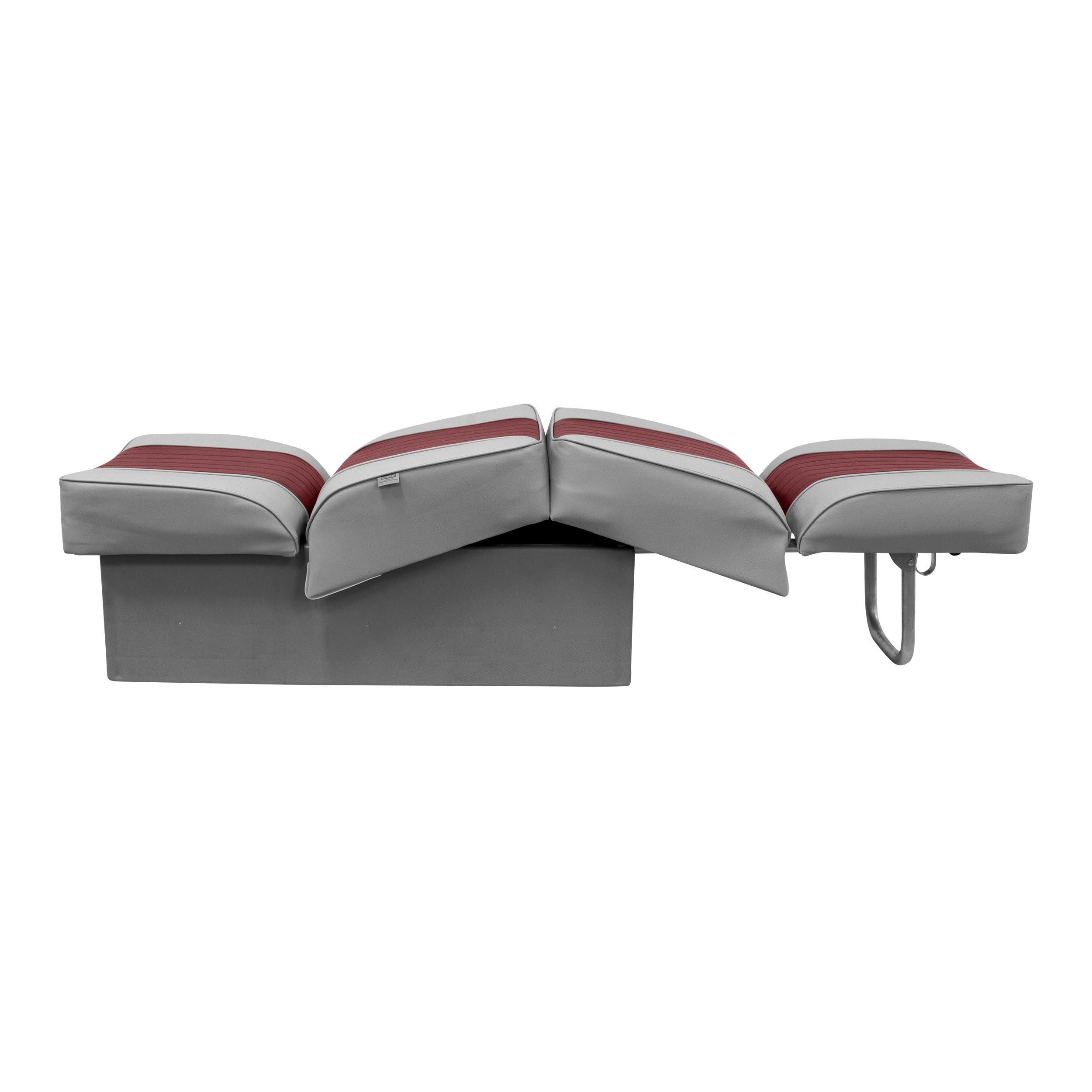 8WD707P-1-661 Wise Deluxe Lounge Seat (Grey/Red)