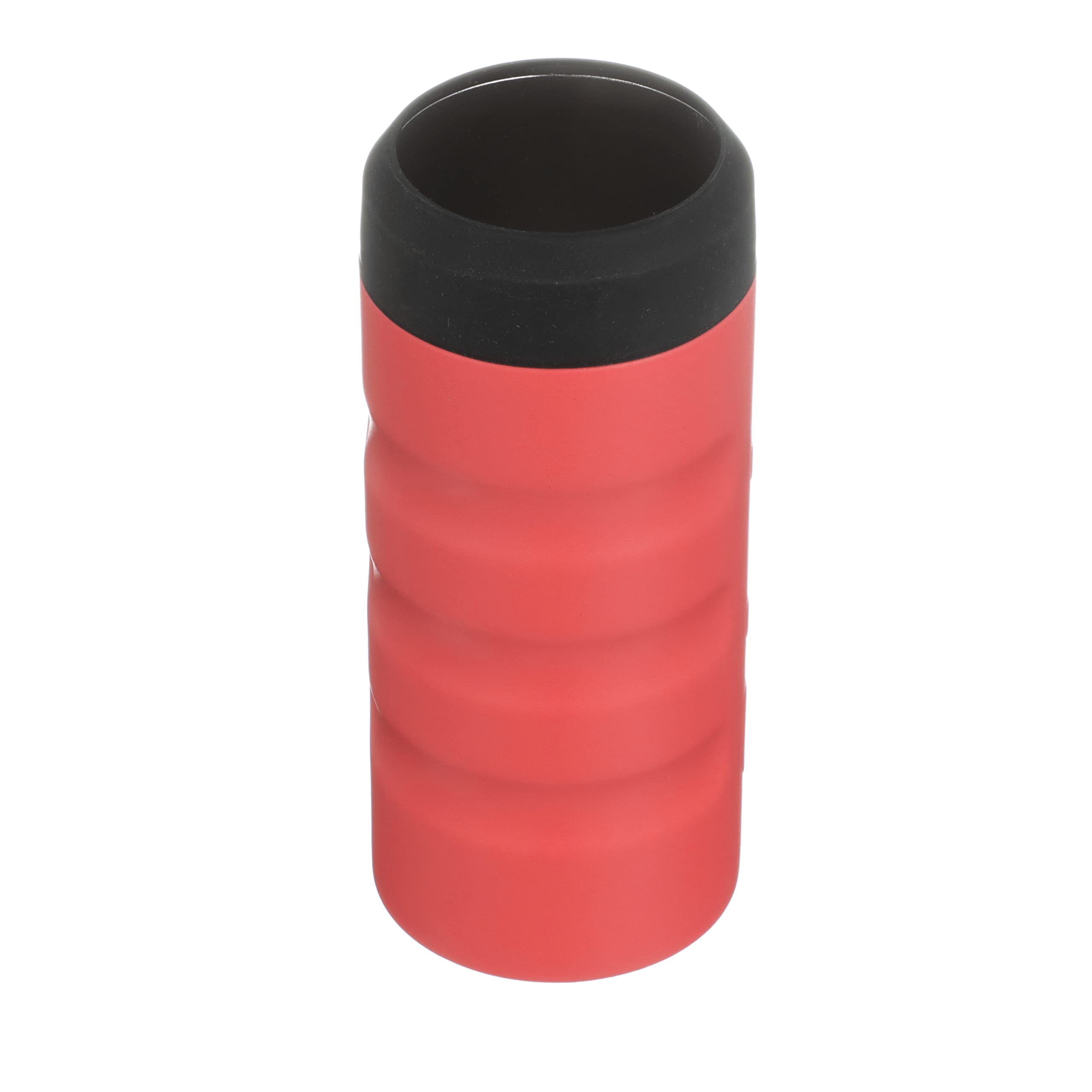 12 oz Stainless Steel Grizzly Grip Slim Can | Vacuum Insulated Can Cooler | For 12 oz Slim Energy and Seltzer Cans Reusable Durable | Coral