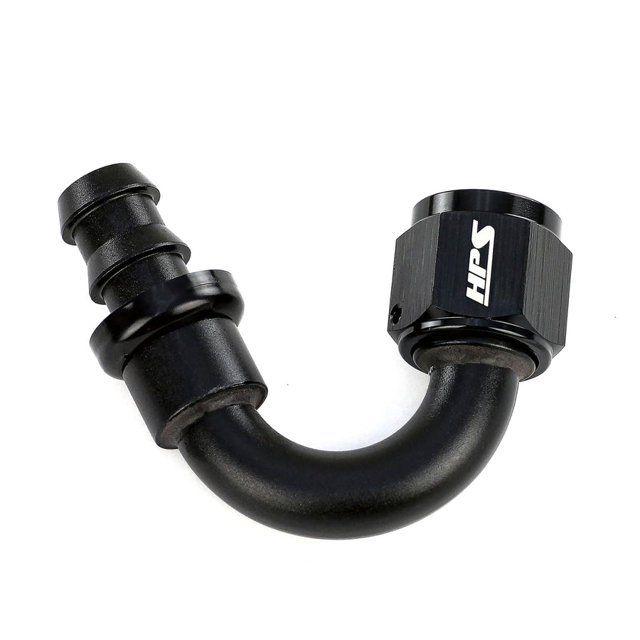 150 Degree HPS Performance -8 Push-On Aluminum AN Hose End, 150-1508
