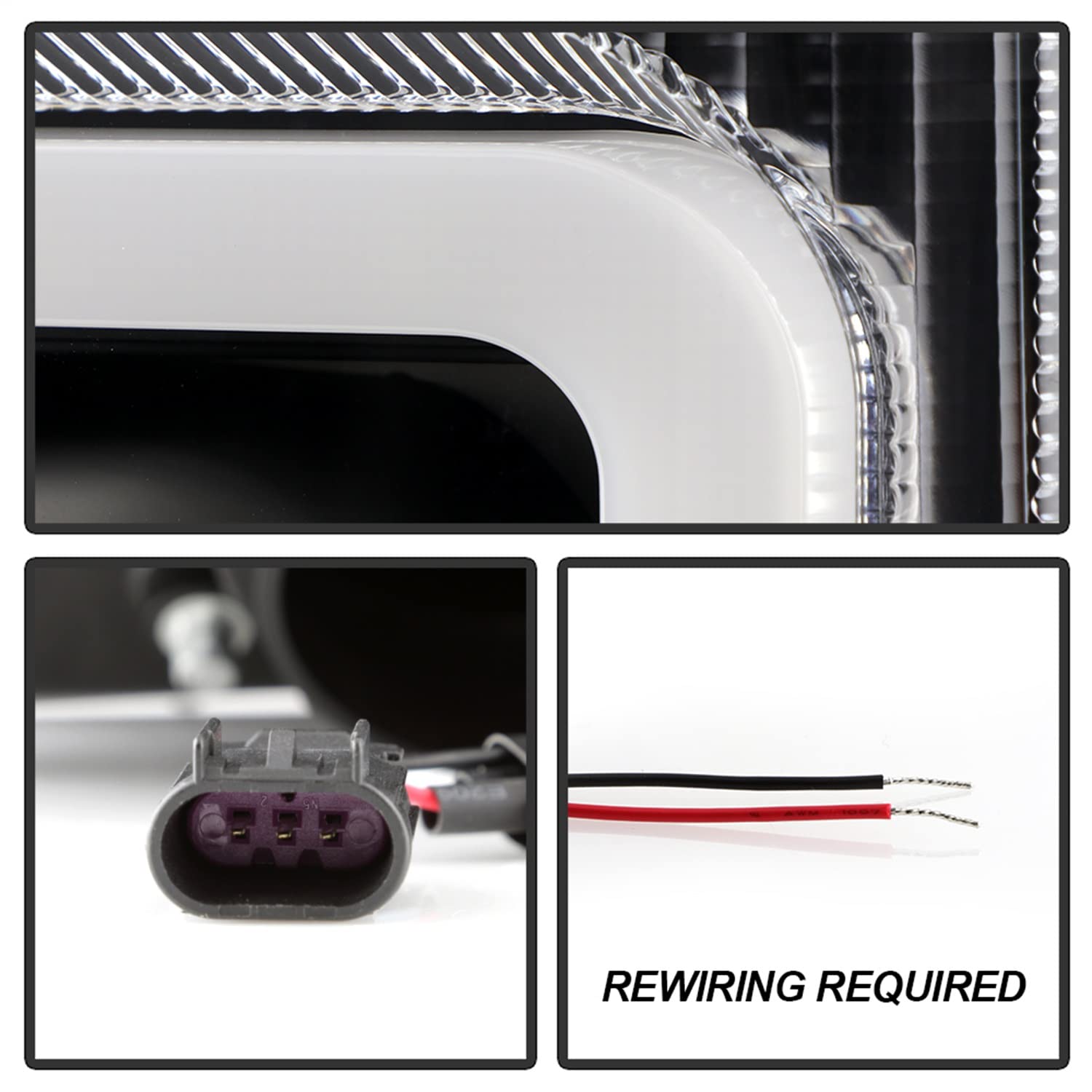 Projector Headlight Spyder - (PRO-YD-FS17HALSI-BK)