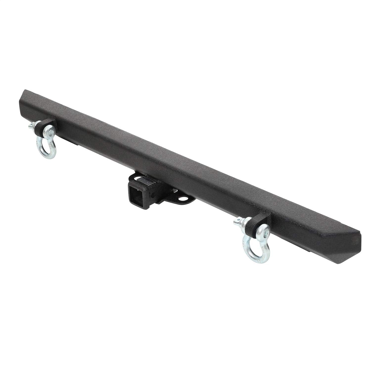SRC Classic Smittybilt 76750D Rear Bumper with D-Ring Mounts and Shackles for 1976-2006 Jeep Wrangler TJ/YJ/LJ