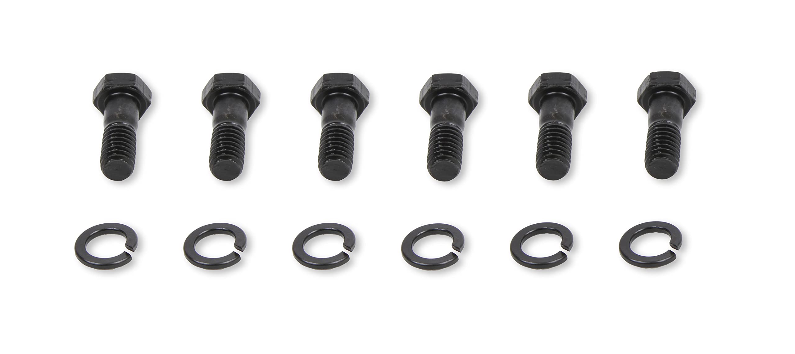 Pressure Plate Bolts Mr. Gasket Chev/Chry, Black