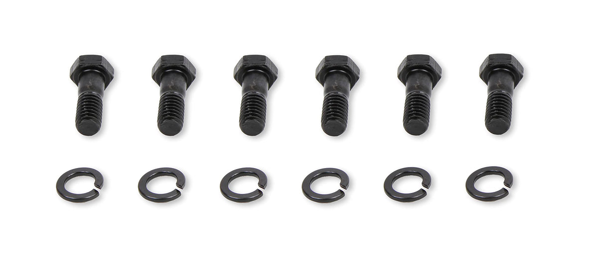 Pressure Plate Bolts Mr. Gasket Chev/Chry, Black