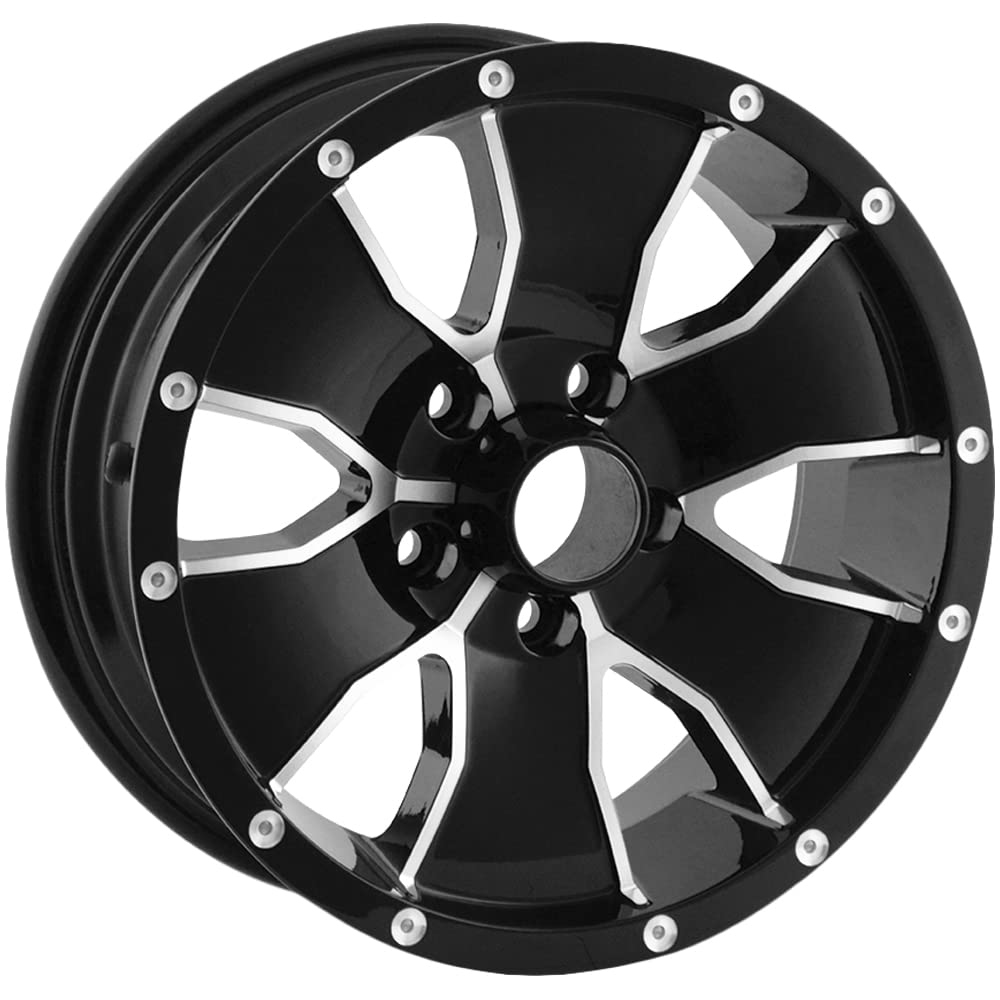 14 ION TRAILER Black/Machined Face Wheel (15 x 6. inches /6 x 108 mm, 0 mm Offset)