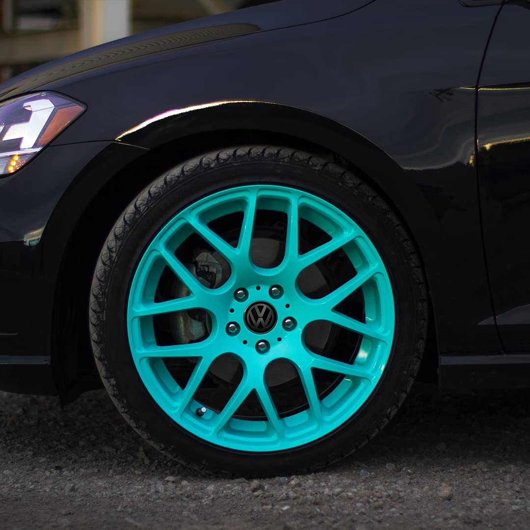 Sprayable Vinyl Wrap Superwrap for Wheels & Accessories - 11oz Spray Can/Paint - High Gloss - Miami Teal (Requires a White Base Coat)